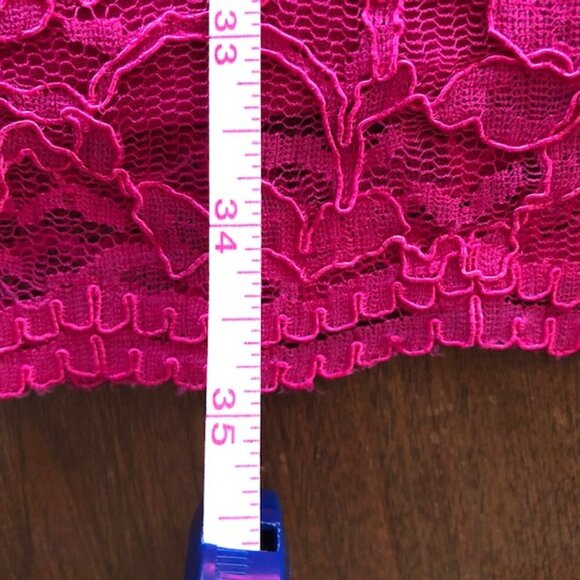 RALPH LAUREN Fuchsia Lace Sheath Short Sleeve Dress 10 - Picture 15 of 15